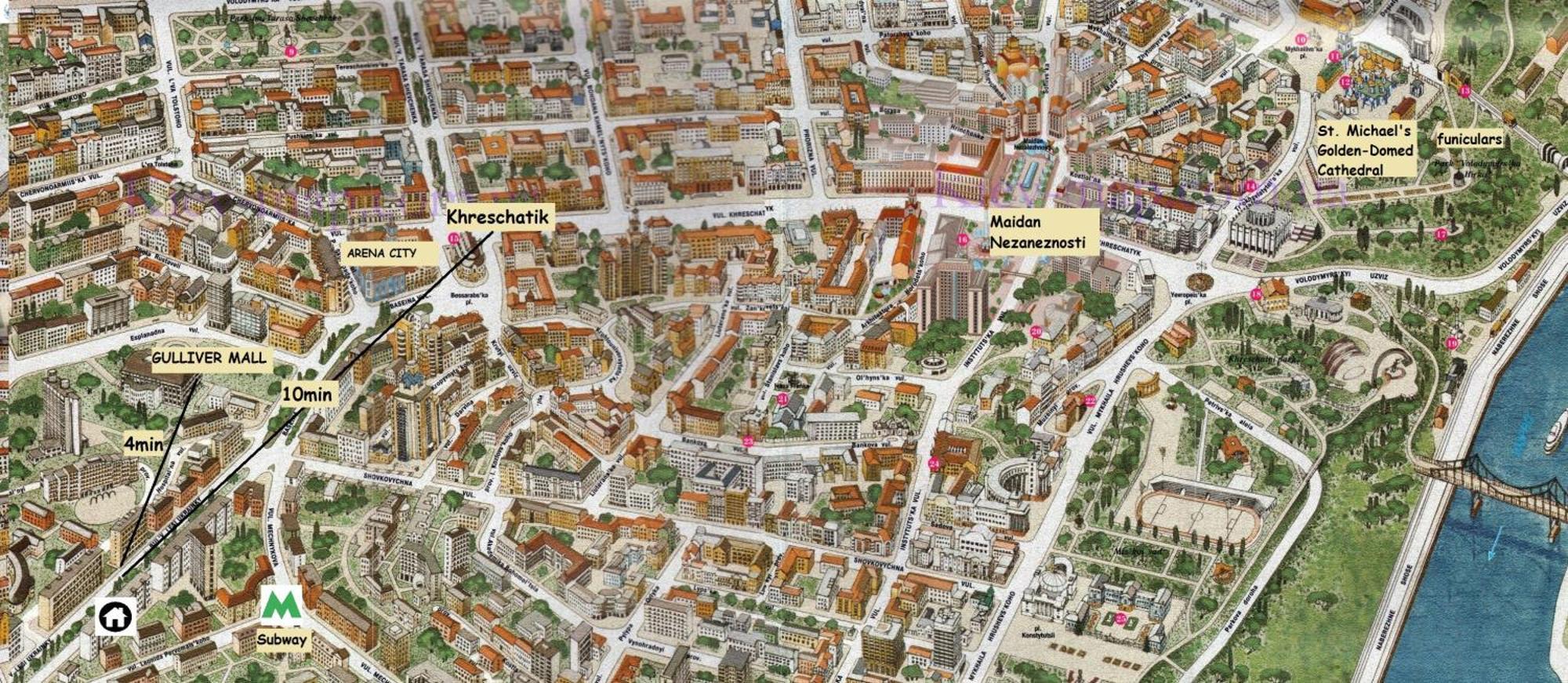 Apartment Baseina Khreschatyk 키예프 외부 사진
